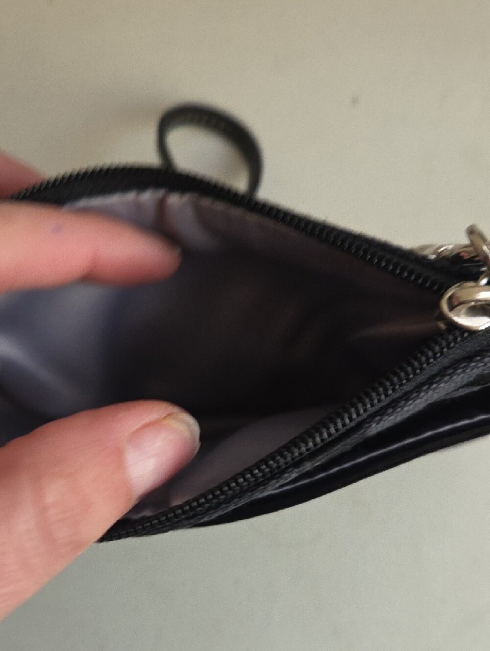 Coach Black Signature Wristlet Pouch - Picture 4 of 6